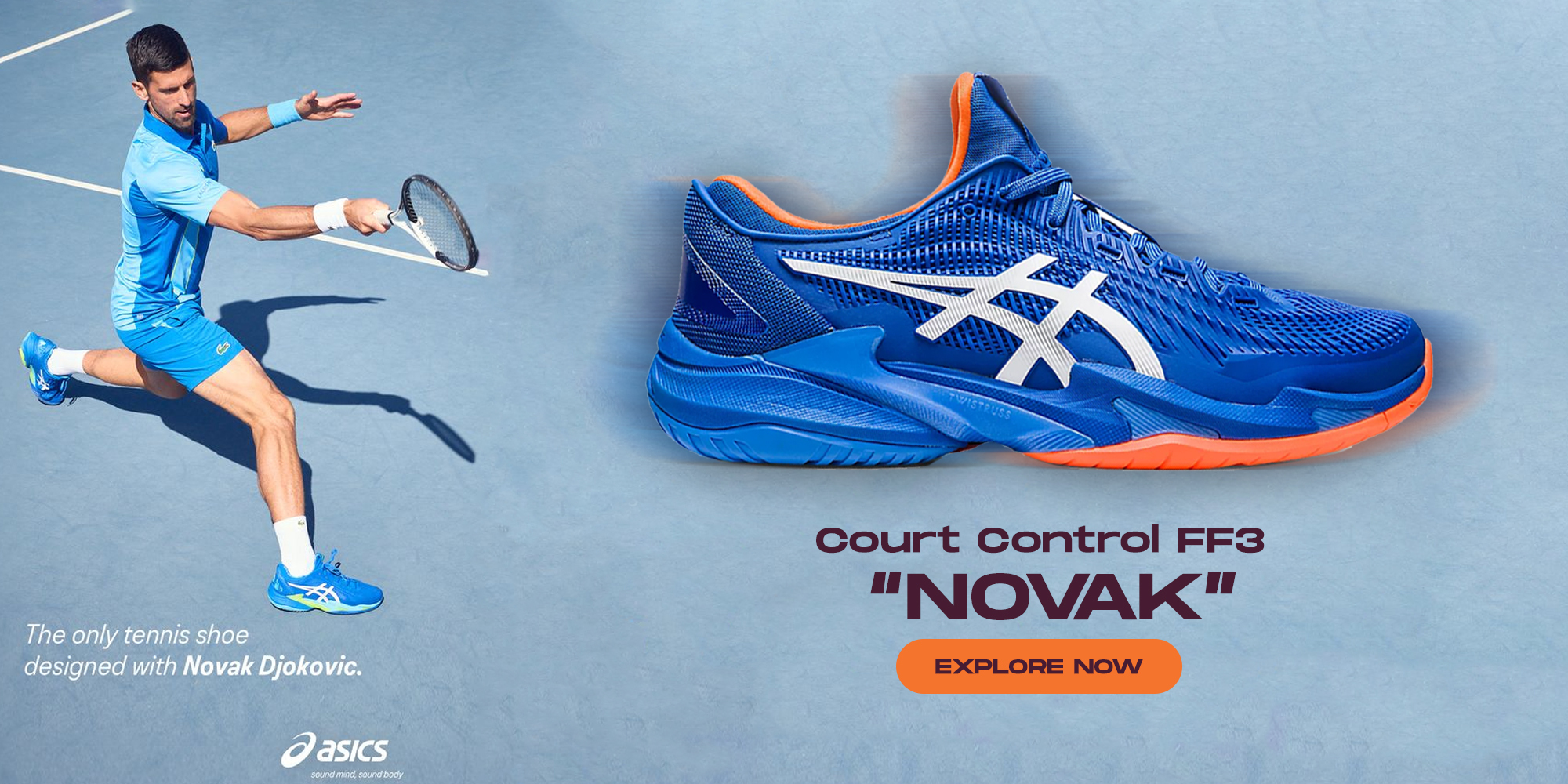 Asics Court Control FF3 Novak - StepAhead